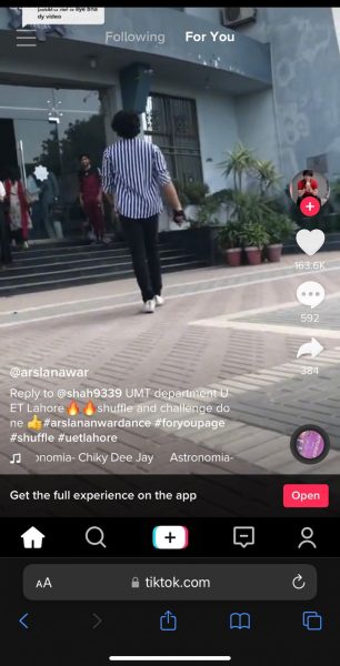 Tiktok content