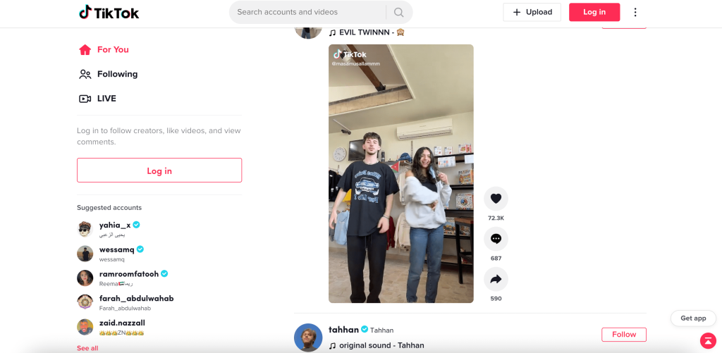 TikTok Desktop Version