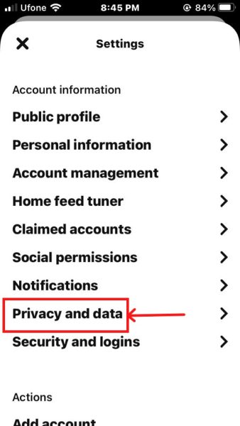 Privacy and data